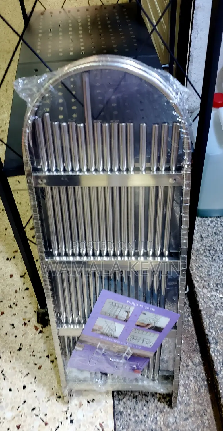 Shoe Rack Stainless Steel 4 Tiers