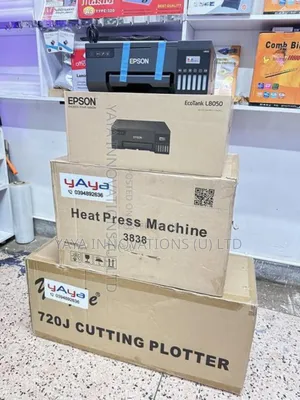 Heatpress + Cutting Plotter + Epson L8050 Fullpackage