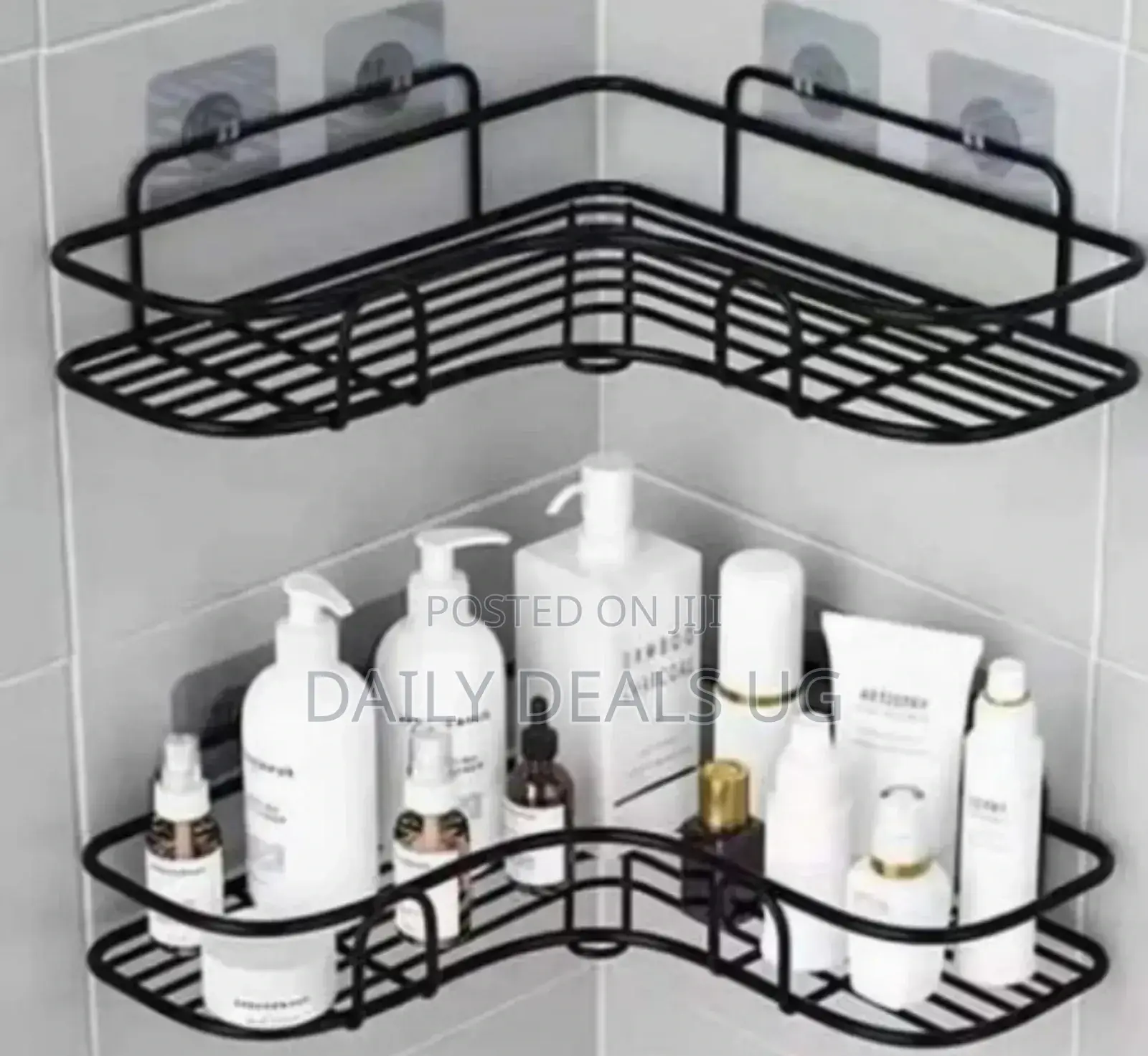 Black Mounted Shelf Rack