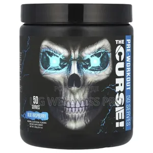 JNX Sports, the Curse! Pre-Workout, Blue Raspberry, (250 G)