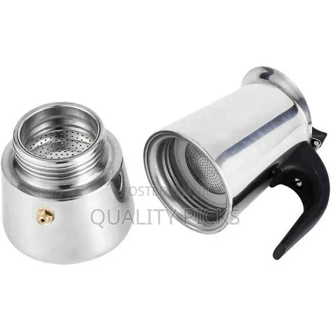 9 Cups Moka Pot Large Capacity Stainless Steel Coffee Maker