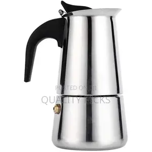 9 Cups Moka Pot Large Capacity Stainless Steel Coffee Maker