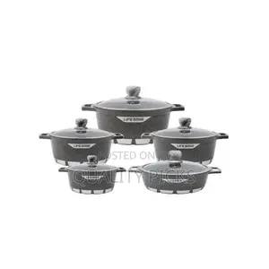 Life Smile 10PC Granite Coated Non-Stick Serving Dishes