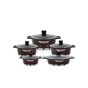 Life Smile 10PC Granite Coated Non-Stick Serving Dishes