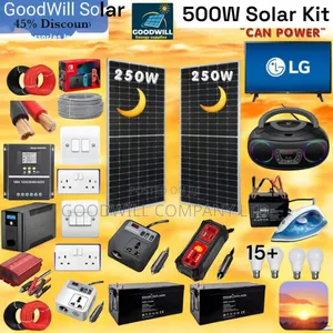 500w Solar Energy System Full Kit Lifepo4