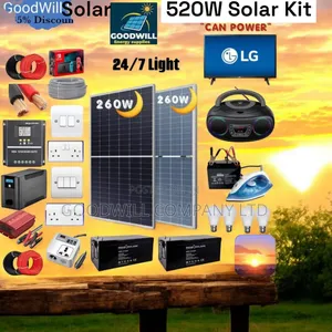 520w Solar Kit Sunset