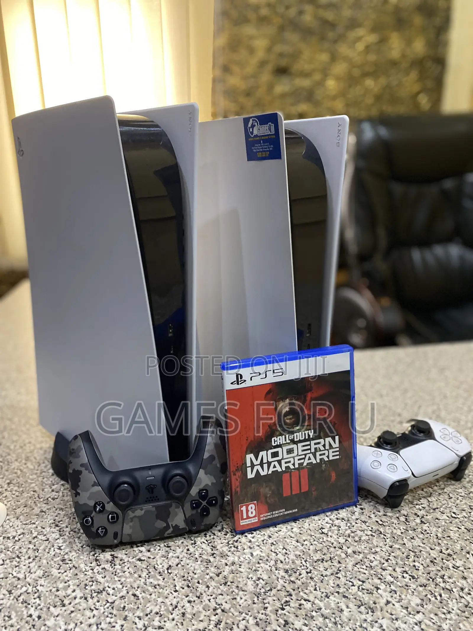 Ps5 Standard Console With 2 Controllers