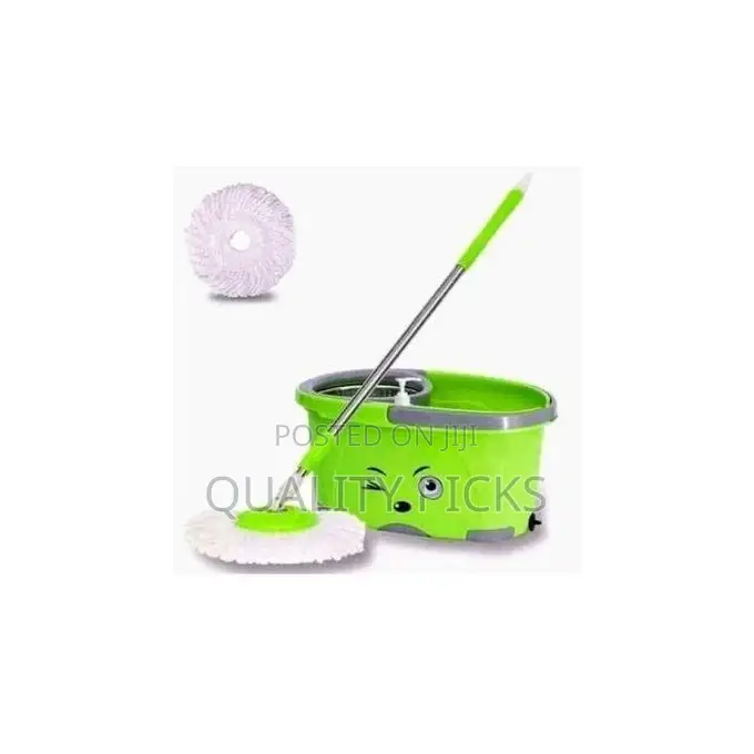 Smile Mom Magic Spin Mop With Bucket Set With Easy Wheels