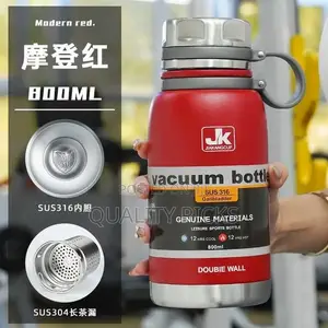 JK 800ml Vacuum Insulated With Cup Lid Water Flasks