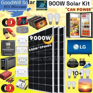 900w Solar Kit Sunset