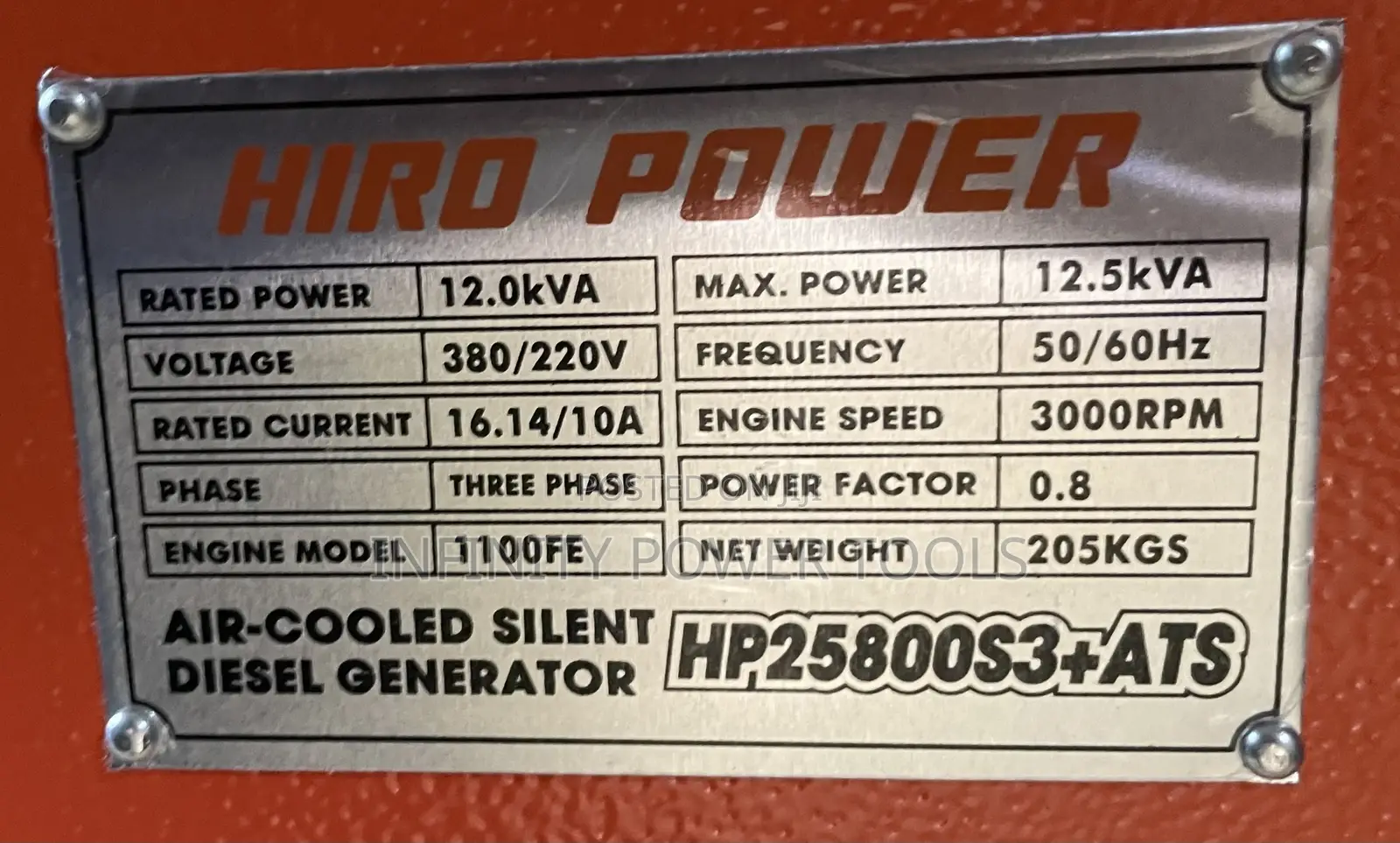 12kva Diesel Generator(Hiro Power)