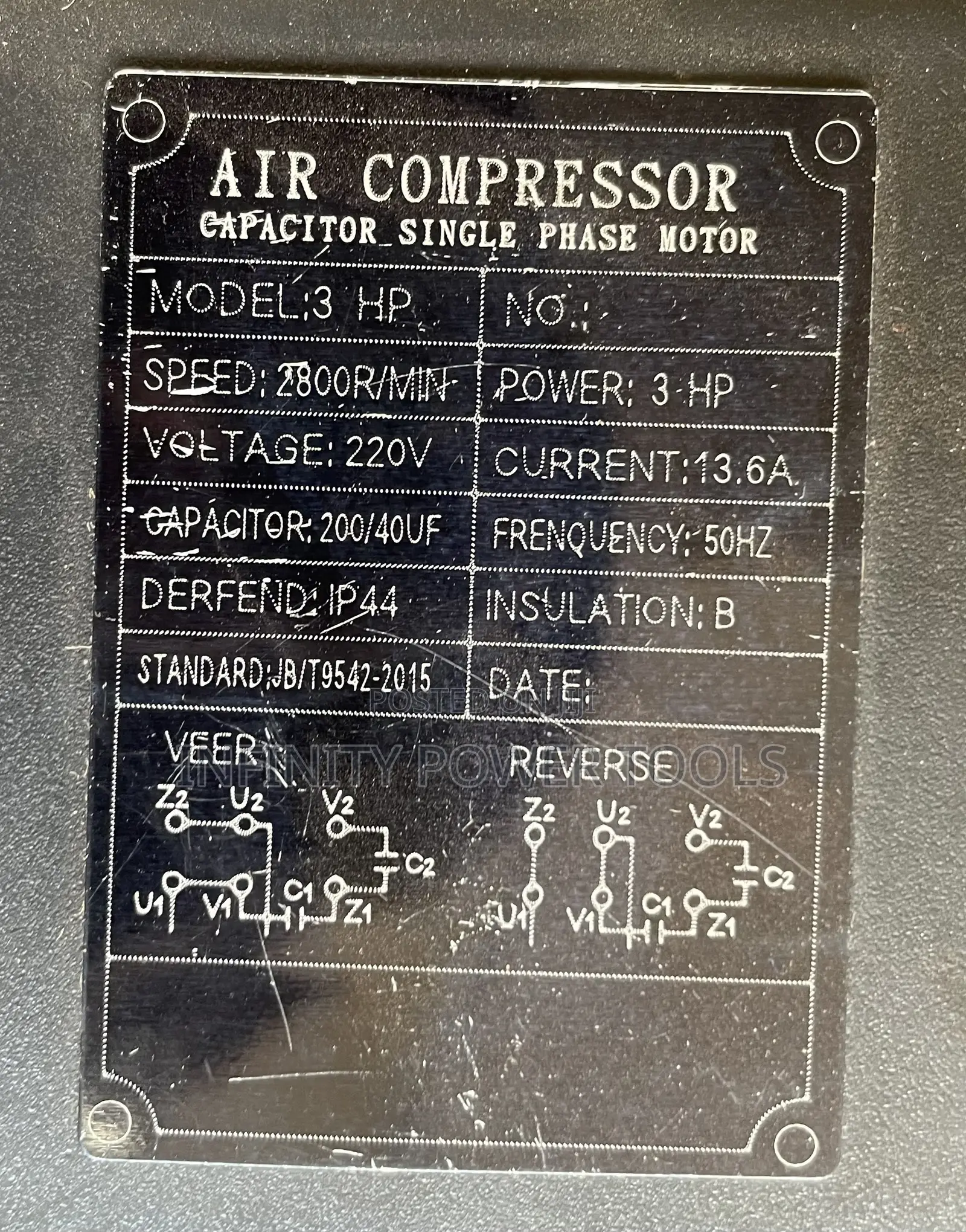 Motor 3hp(Single Phase)