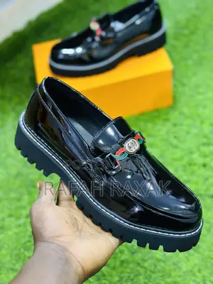 Gucci Shinny Mirror Luxury Patent Leather Loafers