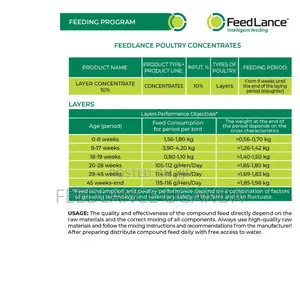 FEEDLANCE LAYER CONCENTRATE 10% - Protein-vitamin-mineral