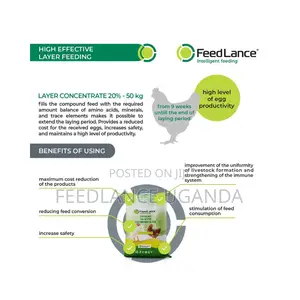 FEEDLANCE LAYER CONCENTRATE 20% - Protein-Vitamin-Mineral
