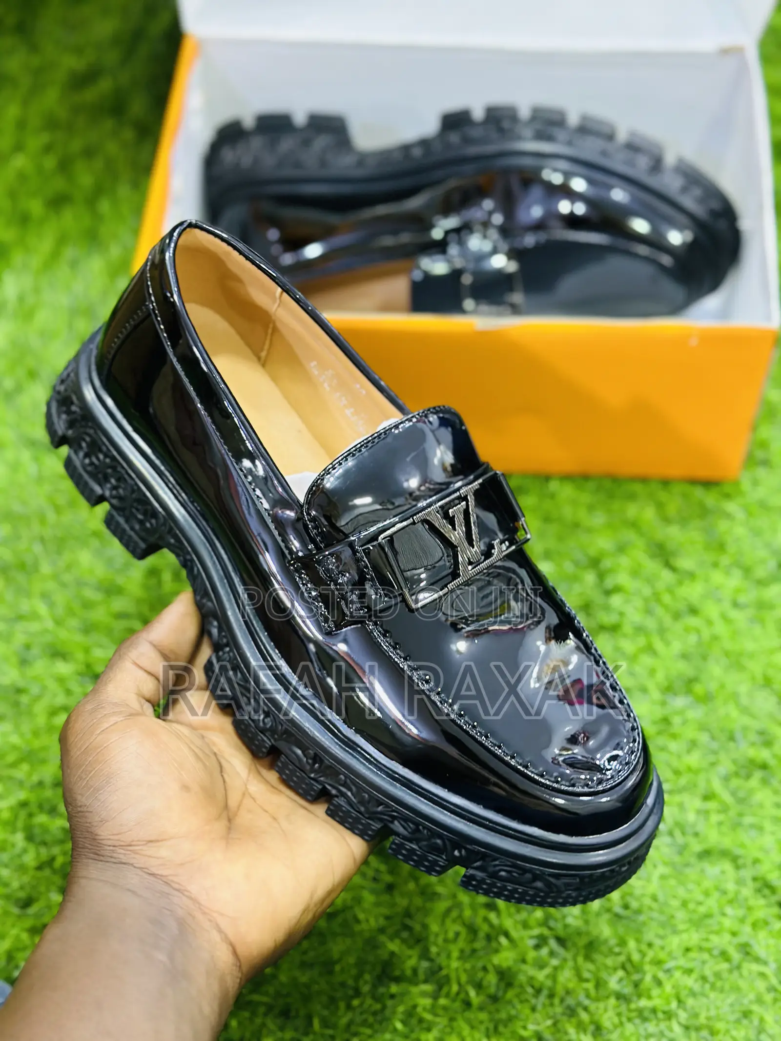 Louis Vuitton Shinny Luxury Patent Leather Loafers