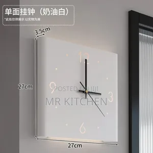 Double Corner 3D Wall Clock
