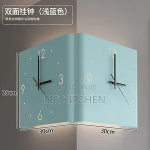 Double Corner 3D Wall Clock
