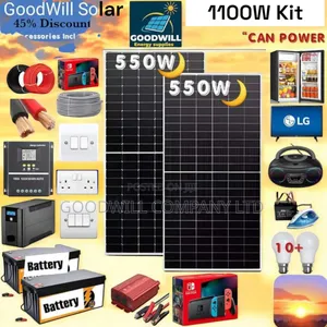 1100w Solar Kit Sunset