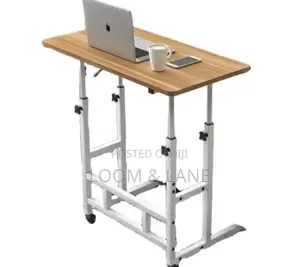 Brand New Movable Bed Side Laptop Table With Wheels