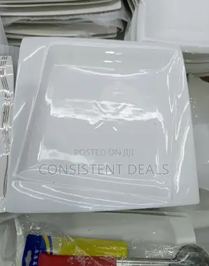 6pcs Ceramic Square Plates