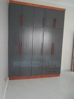 Gray Wardrobe Unit