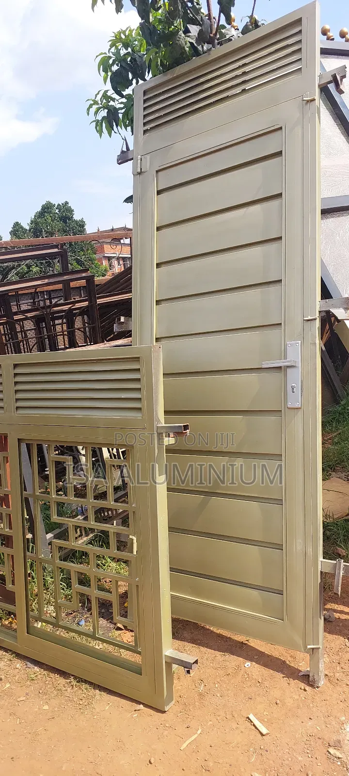 Back Door With Full Plate