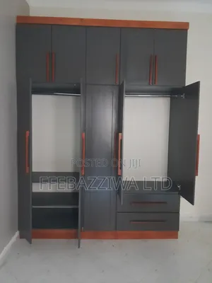 Gray Wardrobe Unit
