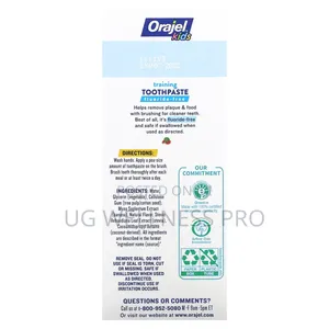 Orajel Cocomelon Fluoride-Free Training Toothpaste 0-3 Years