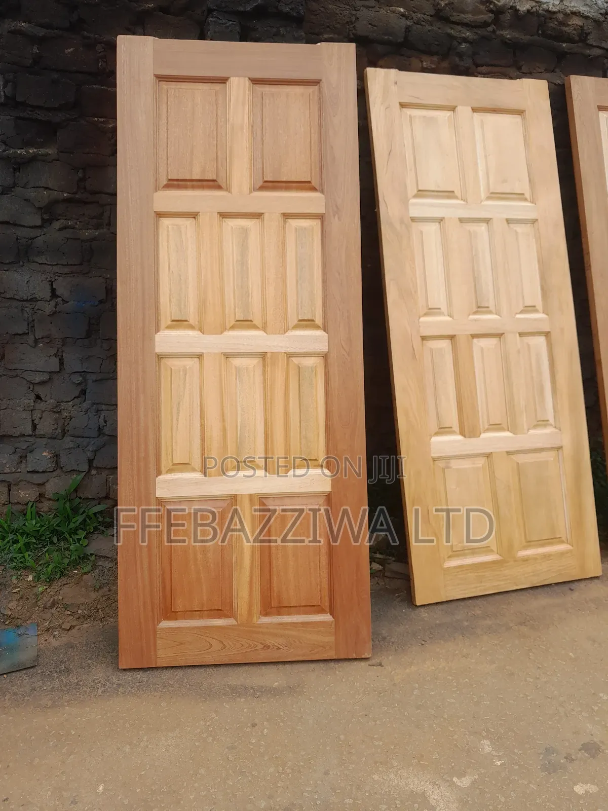 Multiple Panel Mahogany Door