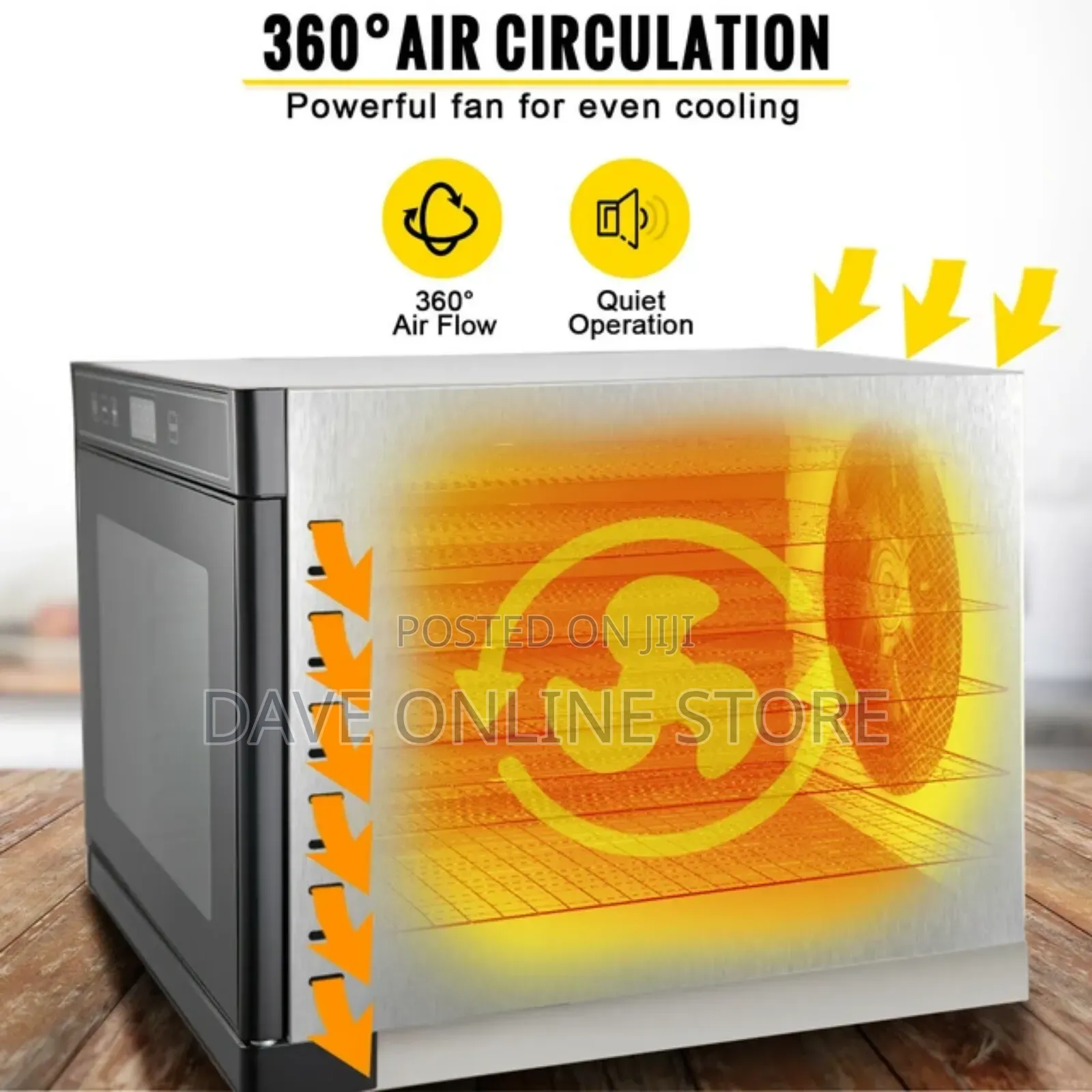 Commercial Stainless Steel Food Dehydrator