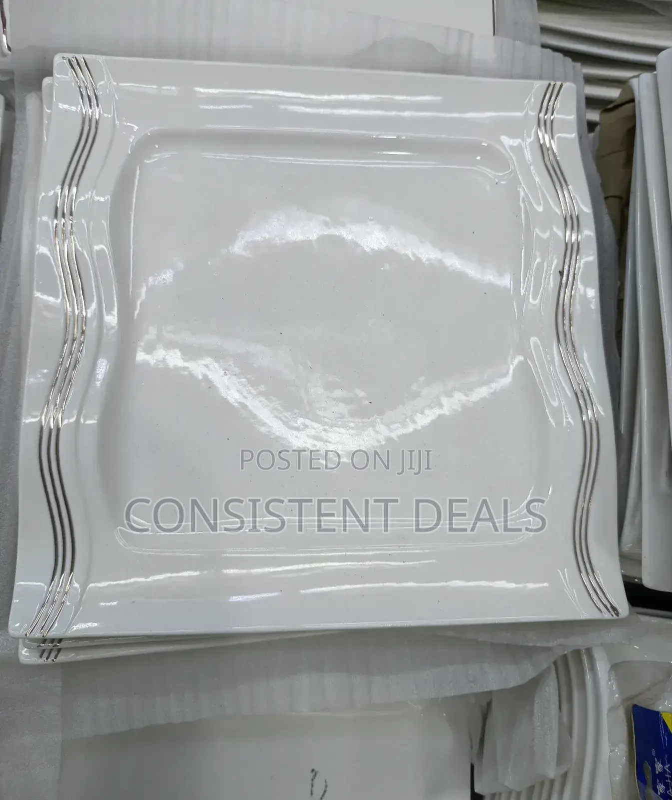 6pcs Square Designed Serving Plates