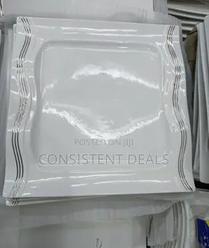 6pcs Square Designed Serving Plates