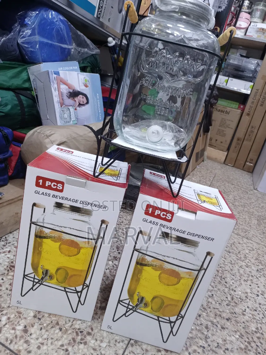 5L Glass Beverage Dispenser