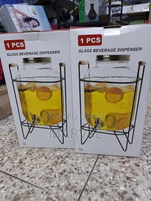 5L Glass Beverage Dispenser