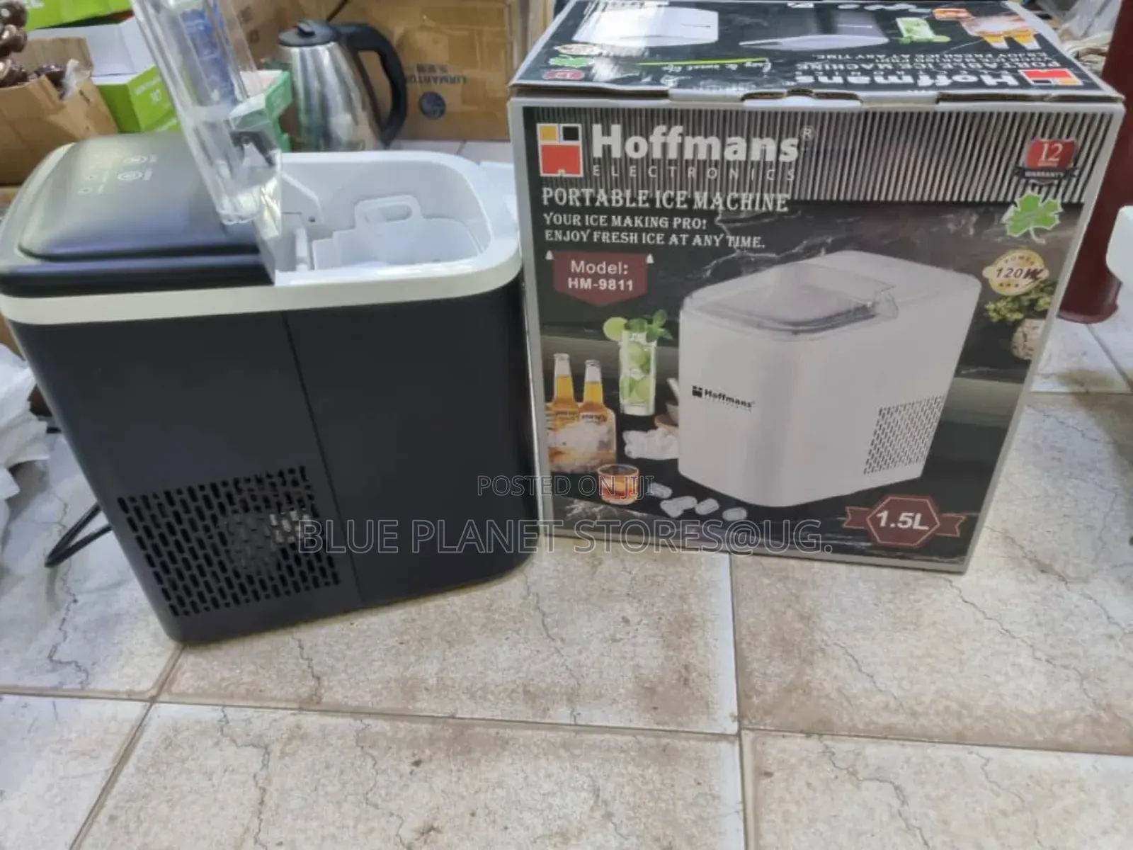 HOFFMANS 2.2L Portable Ice Cube Machines \\ 120w \\ HM-9810.