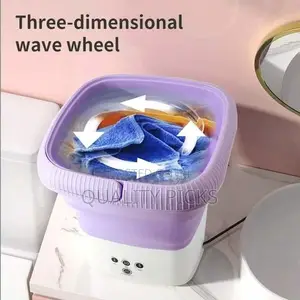 Portable Foldable Washing Machine, High Capacity Mini Washer