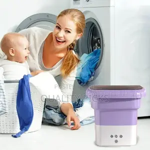 Portable Foldable Washing Machine, High Capacity Mini Washer