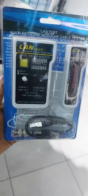 Lan Test. Mult Network Modular Cable Tester