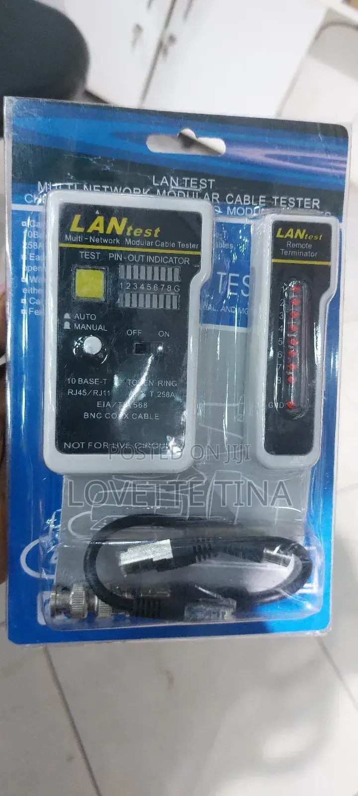 Lan Test. Mult Network Modular Cable Tester