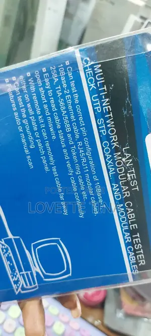 Lan Test. Mult Network Modular Cable Tester
