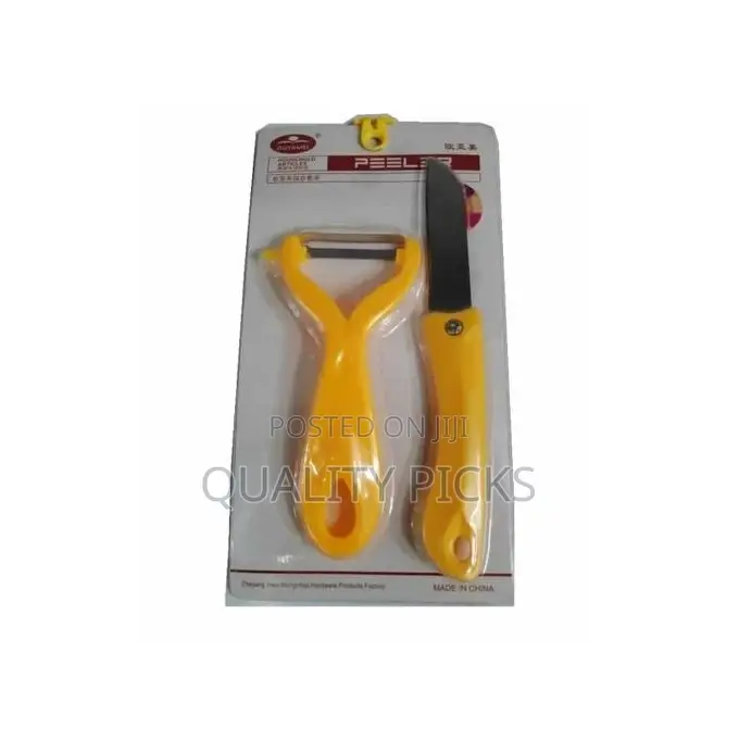 Fruit Knife,Vegetable, Potato Peeler in Orange - Cutlery Set