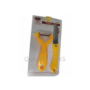 Fruit Knife,Vegetable, Potato Peeler in Orange - Cutlery Set