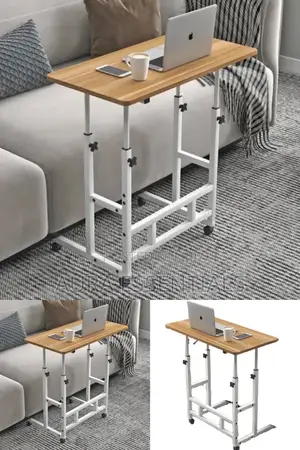 Overbed Table Adjustable Height Sofa Side Table