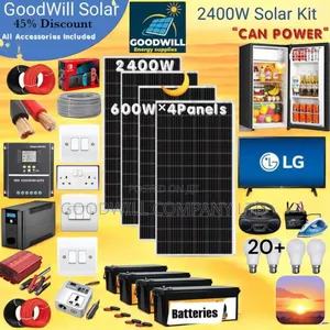 2400w Solar Kit Sunset