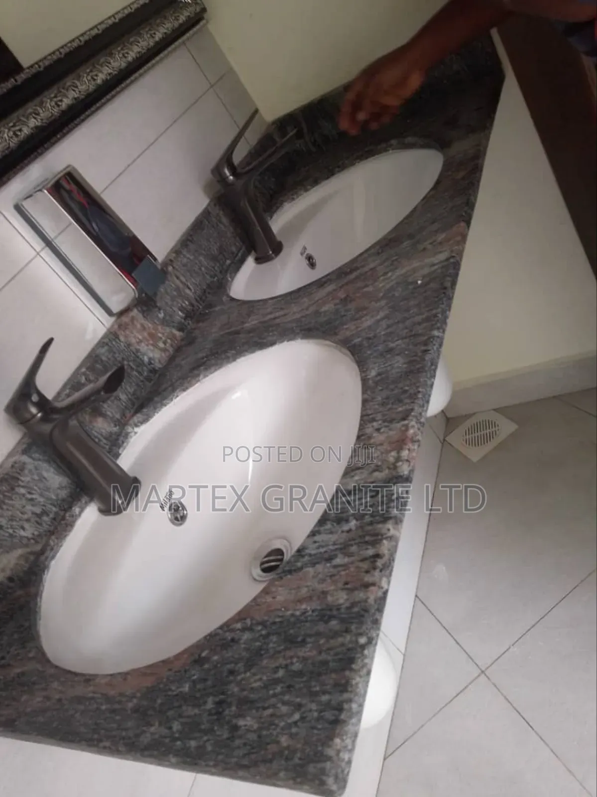Wavy Grey Granite for Work Tops