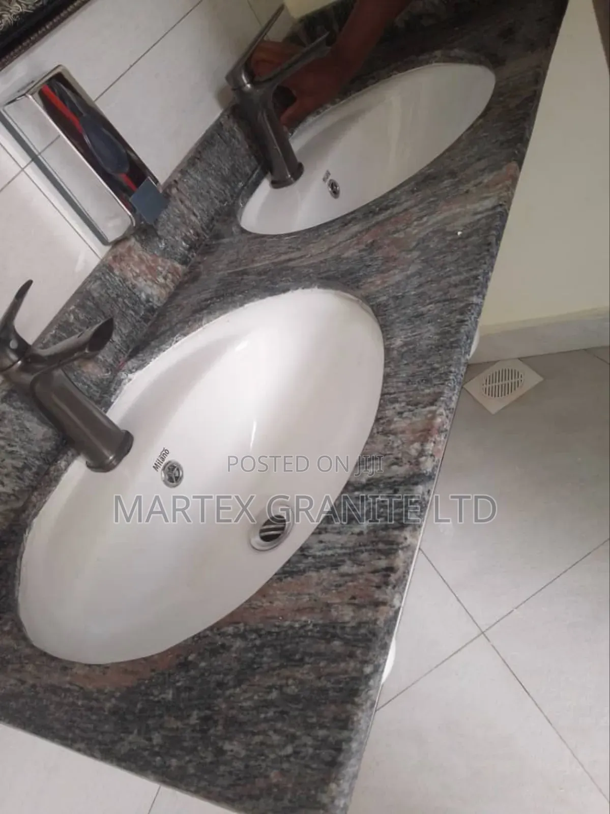 Wavy Grey Granite for Work Tops
