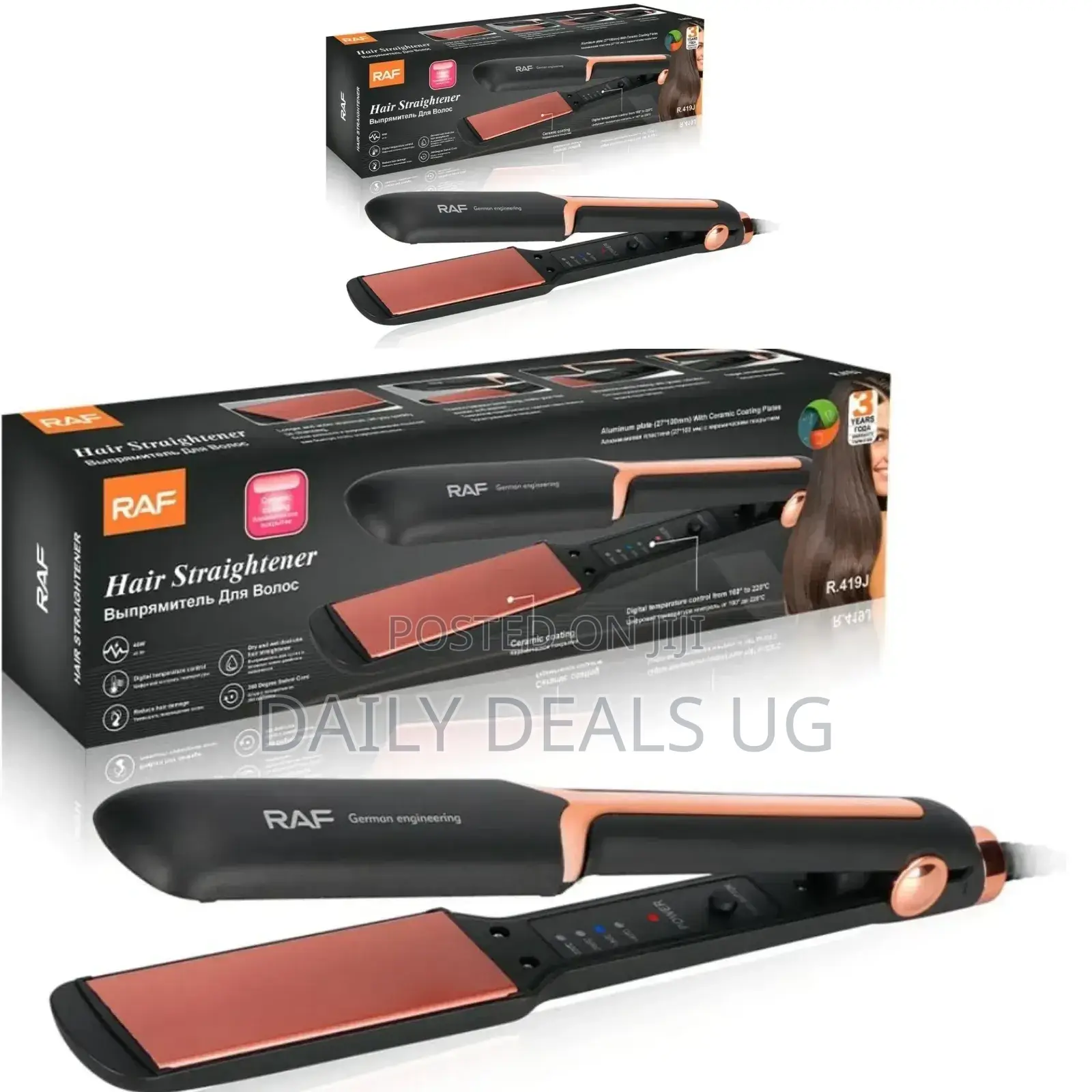 RAF Hair Straightener Iron