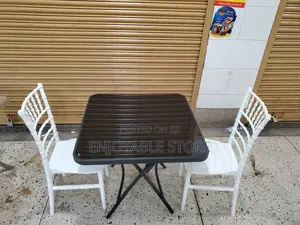 Foldable Table and 2 Chairs Set