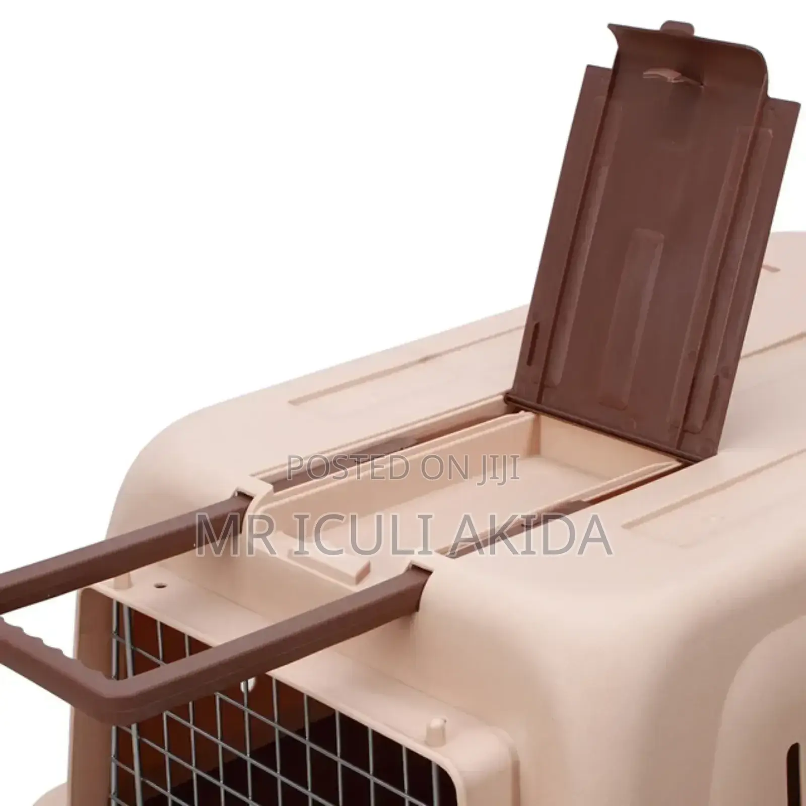81x54x57cm Size-4 Pet Transport Cage Box WTH Wheels Handle